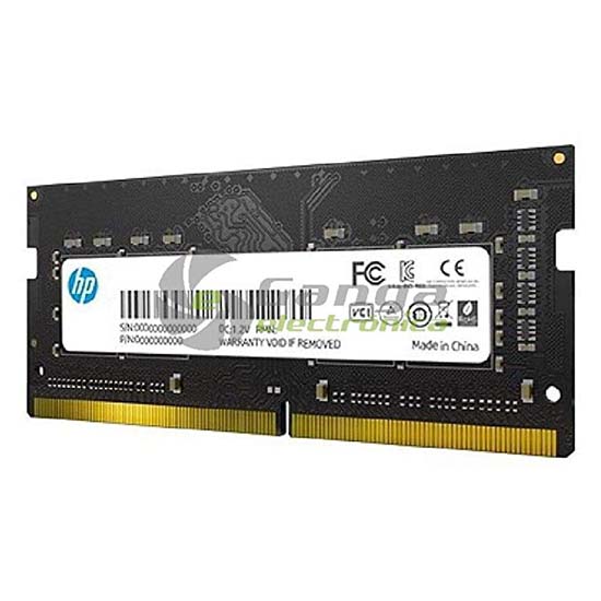 HP S1 DDR4 4GB 2666Mhz CL19 Laptop Memory SO-DIMM -7EH97AA, Black, 4GB DDR4 2666Mhz CL19 SO-DIMM