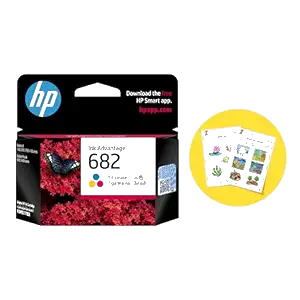 HP 682 Tri-Color Original Ink Advantage Cartridge, Multi-Color Pack